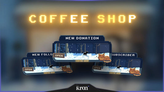 Winter Coffee Shop Alertas Animados