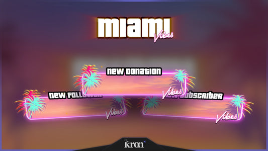 GTA - Miami Vibes Animated Alerts