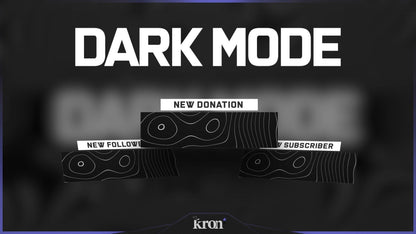 Dark Mode Alertas Animados