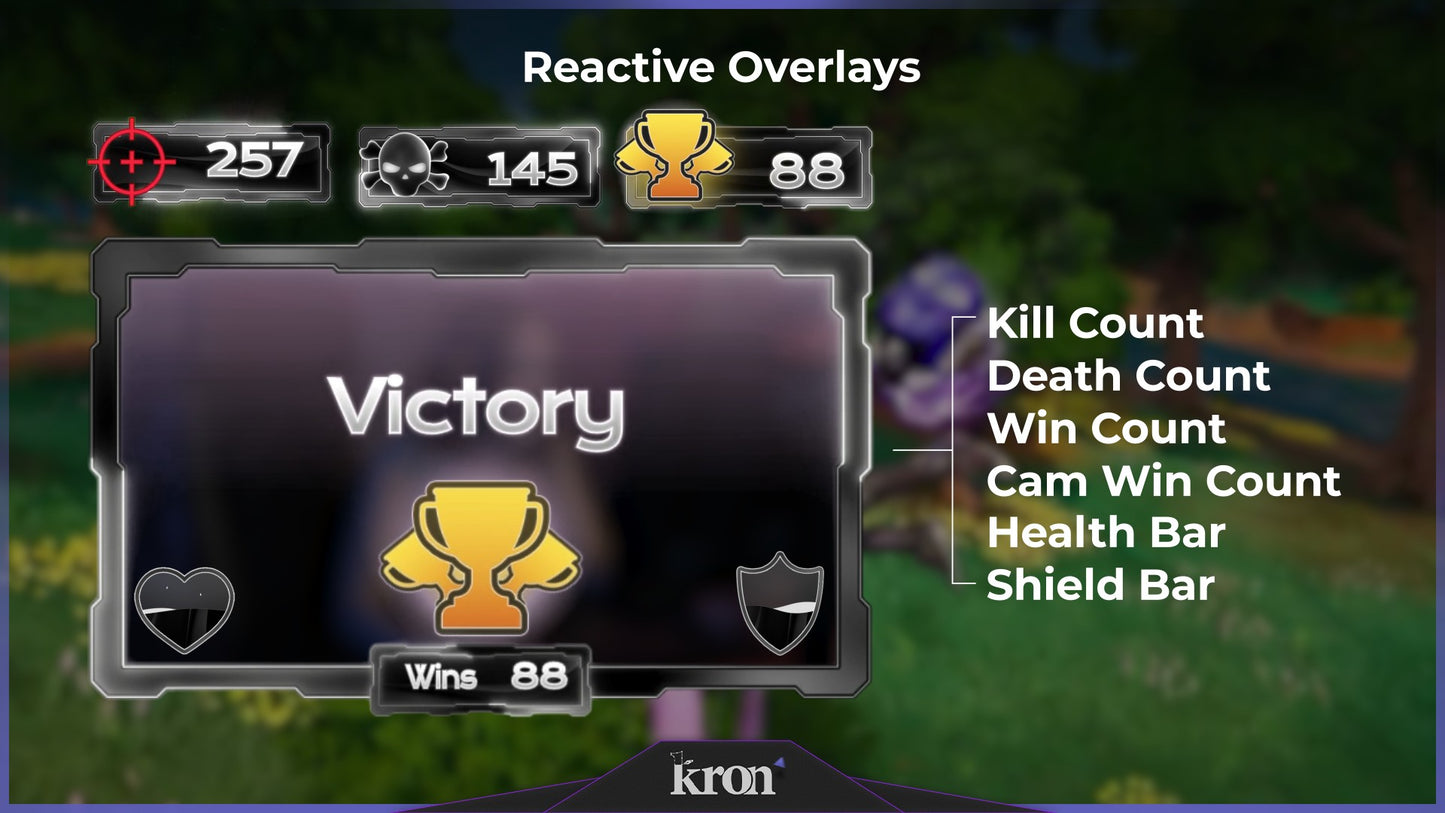 Black Room Reactive Overlay