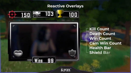 Black Shape Reactive Overlay