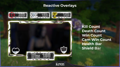 Chrome Black Reactive Overlay