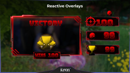 Carbon Crimson Reactive Overlay