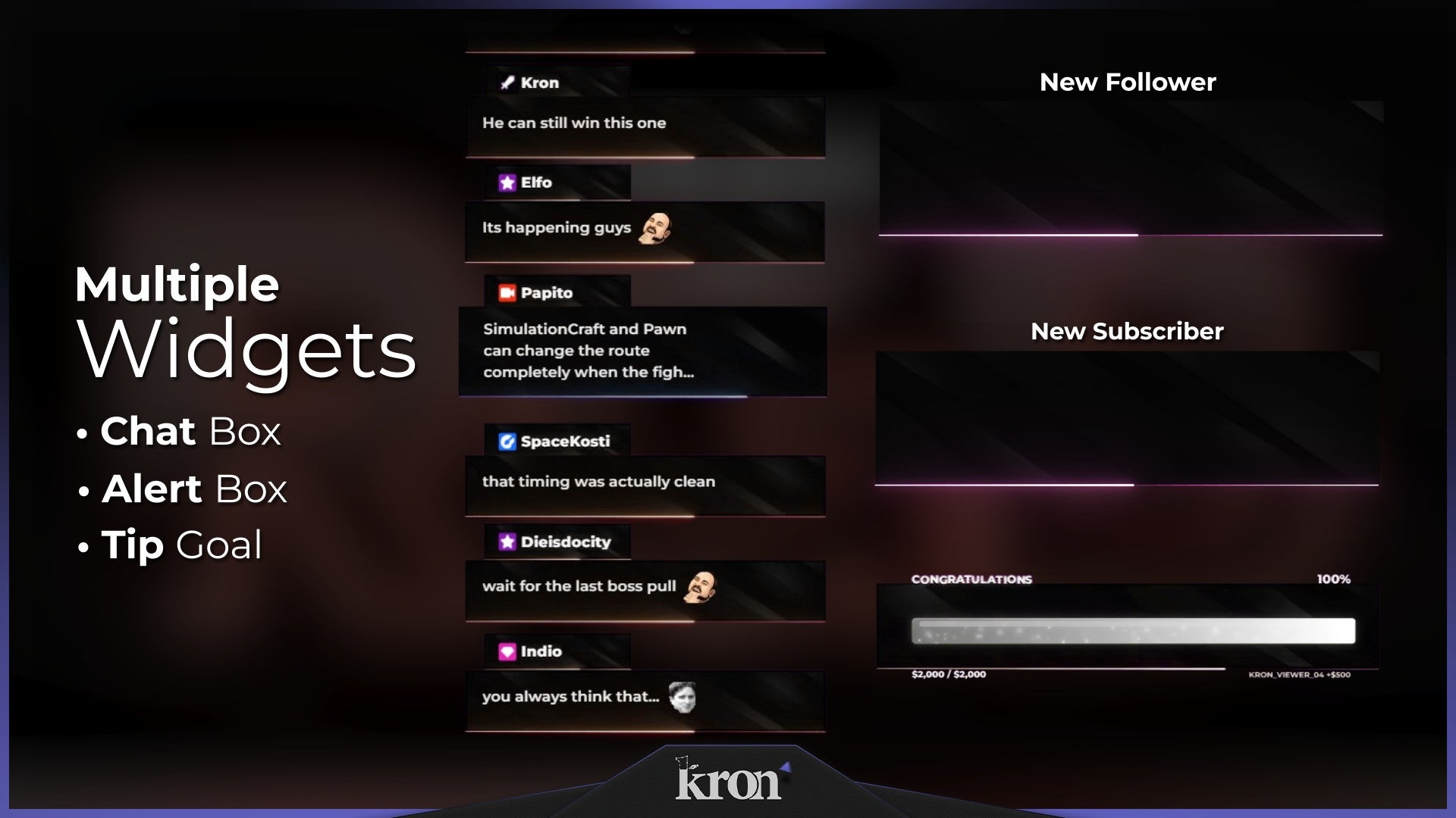 Minimal RGB Animated Widgets