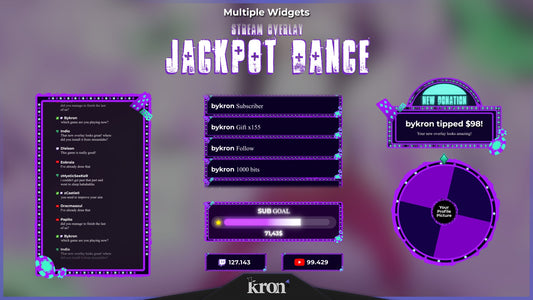 Jackpot Dance Animated Widgets