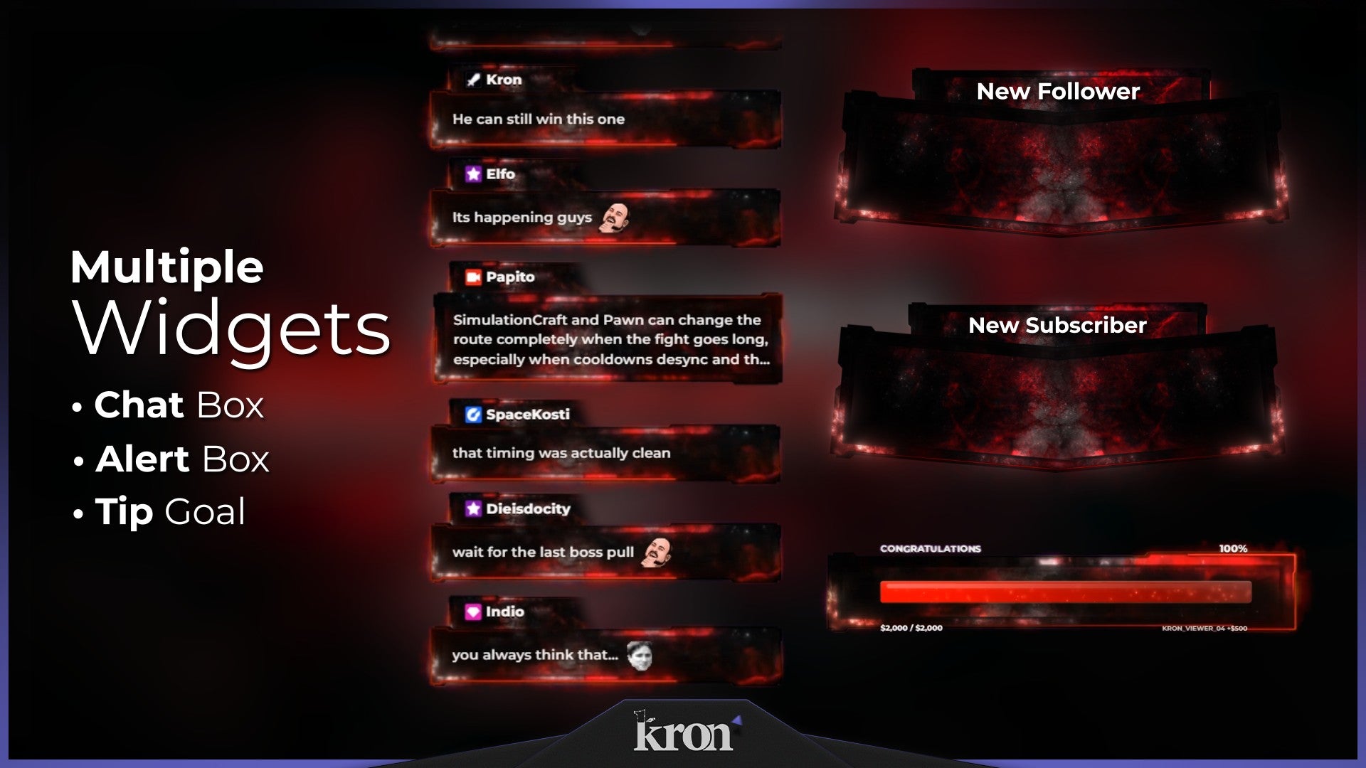 Red Matter Animated Widgets