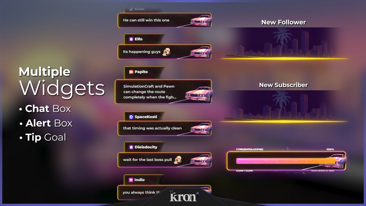 Vibes Six Animated Widgets