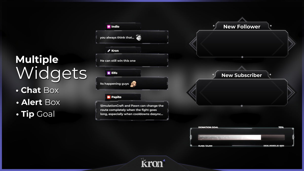 Monolith Animated Widgets