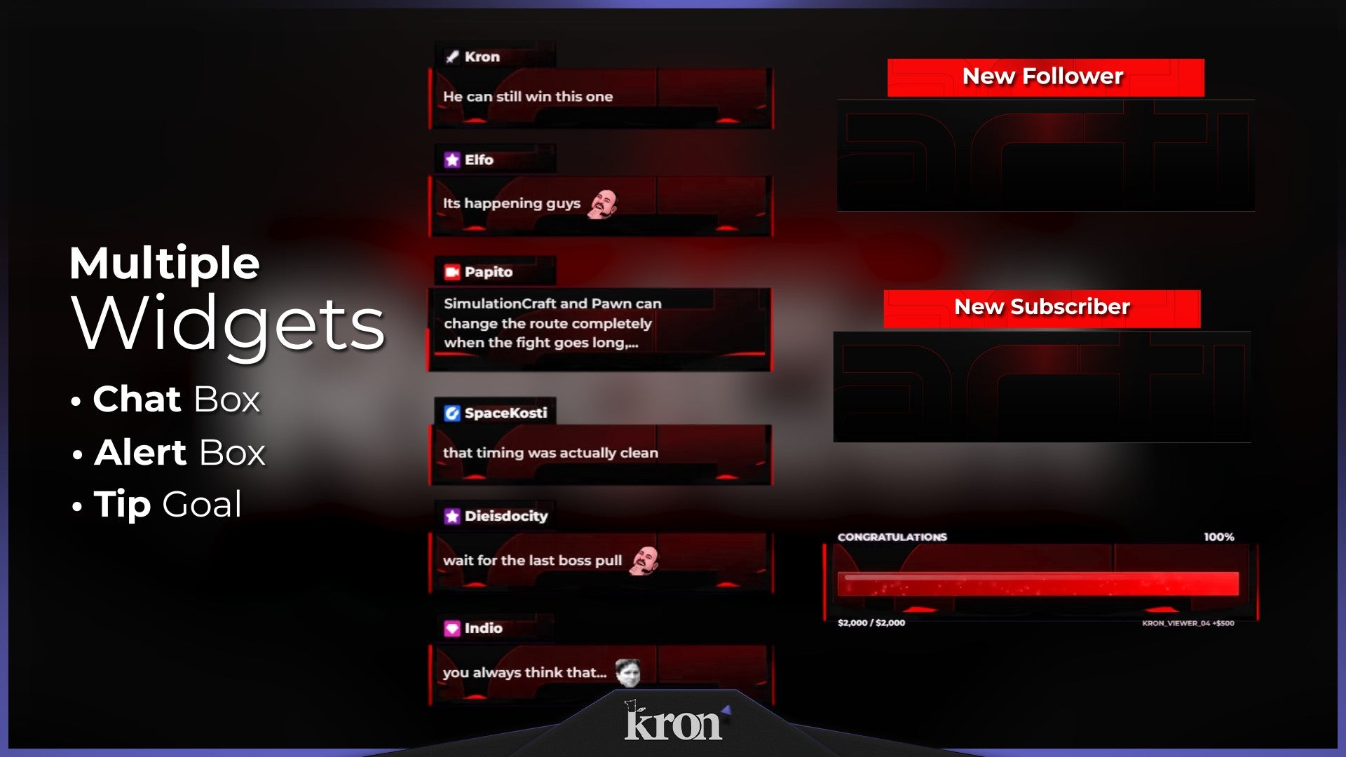 Red Coil Animated Widgets