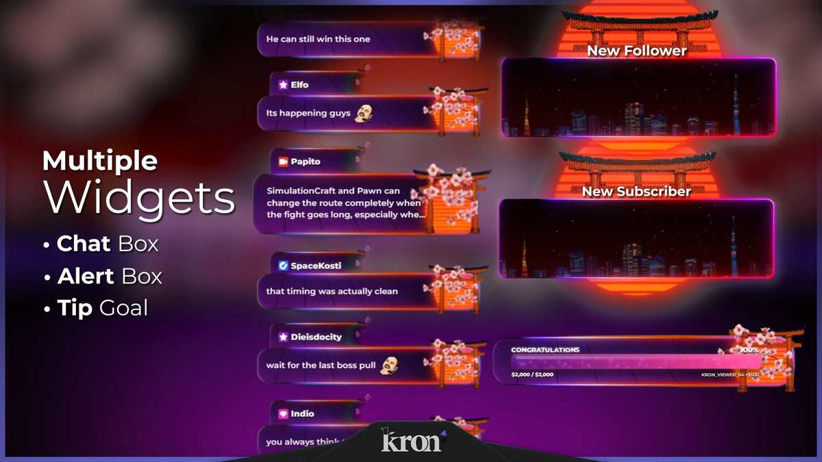 Tokyo Vice Animated Widgets