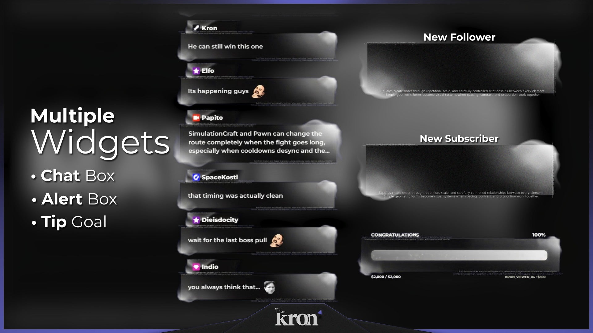 Matter Animated Widgets