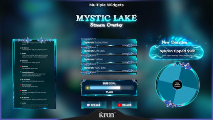 Mystic Lake Animated Widgets