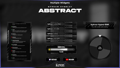 Abstract Animated Widgets