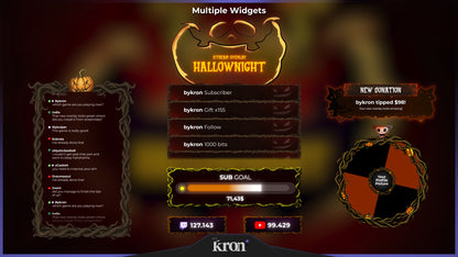 Hallownight Widgets Animados