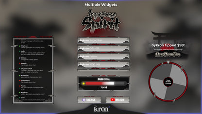 Japanese Spirit Animated Widgets