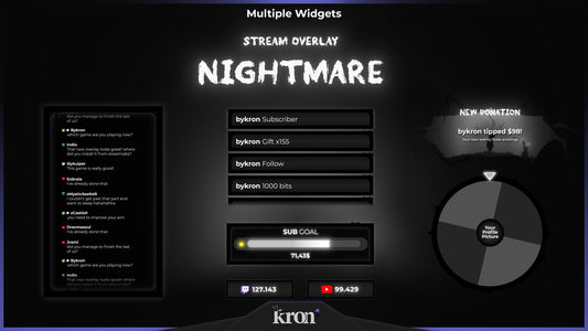 Nightmare Animated Widgets