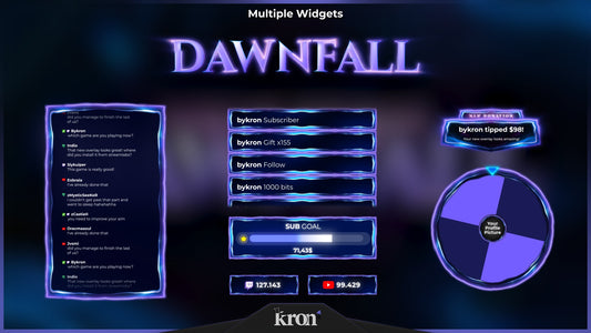 Dawnfall Animated Widgets