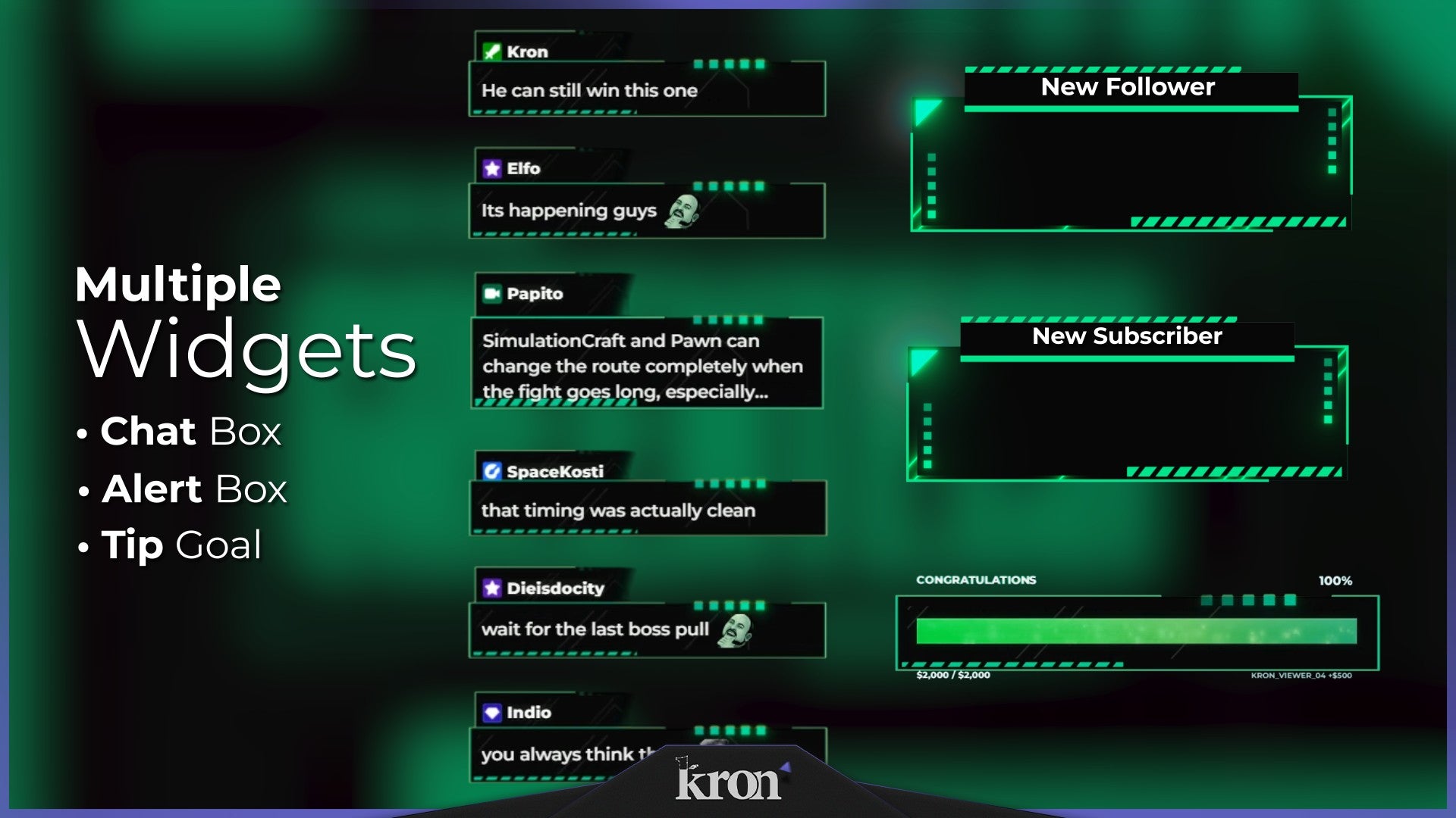 Greentech Animated Widgets