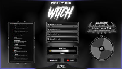 Witch Widgets Animados