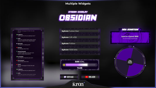 Obsidian Animated Widgets