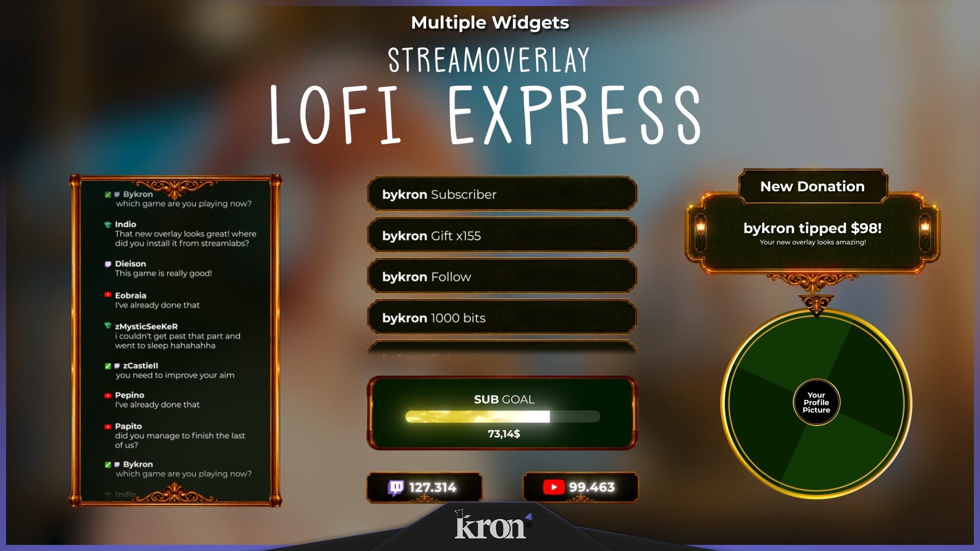 Lofi Express Animated Widgets