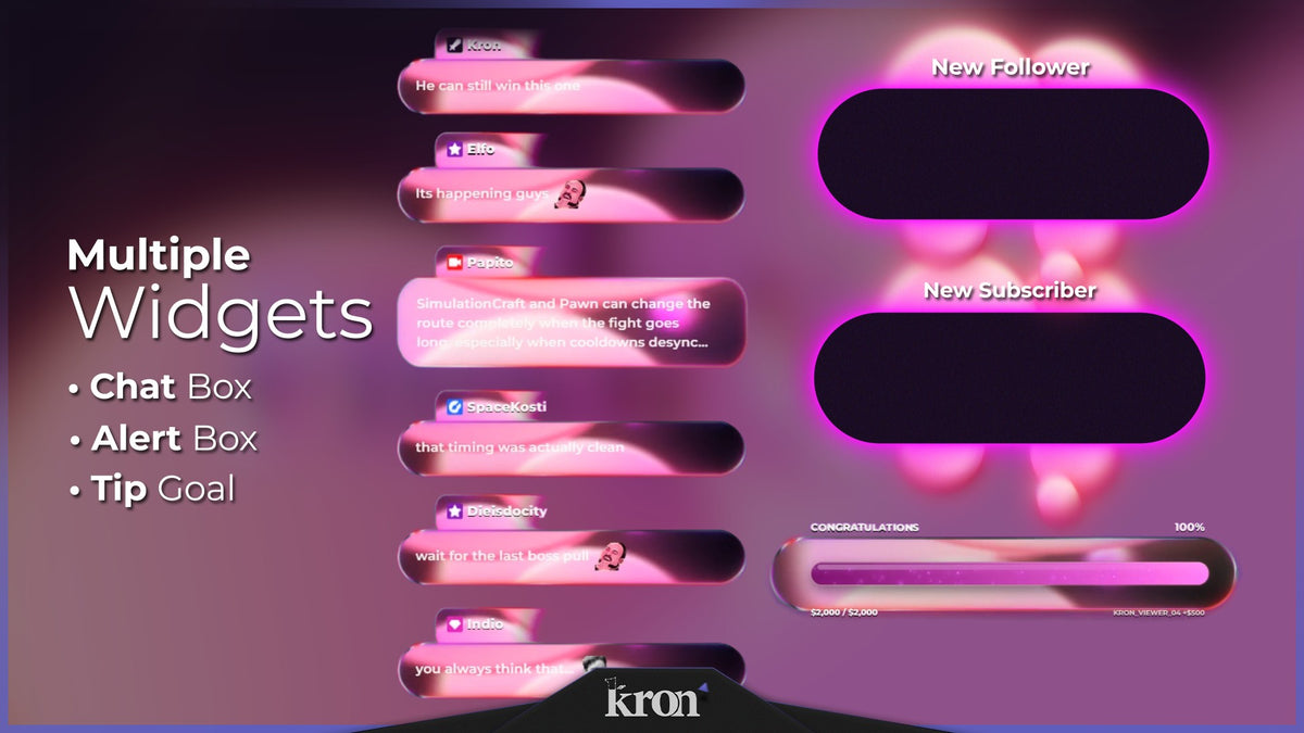 Pinky Void Animated Widgets