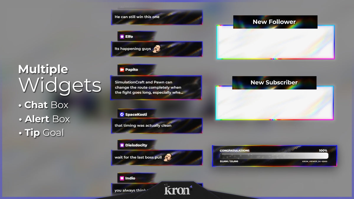 Prismatic Animated Widgets