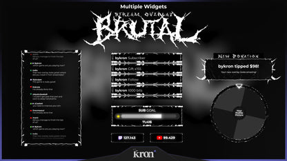 Brutal Animated Widgets