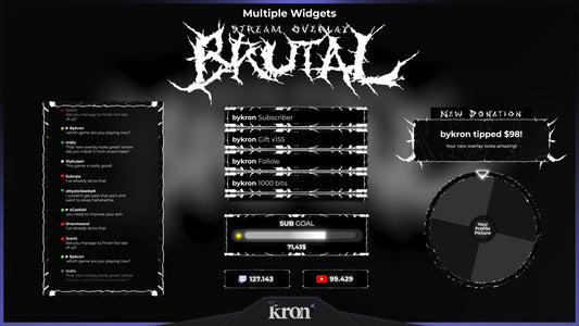 Brutal Animated Widgets