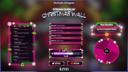Christmas Wall Widgets Animados