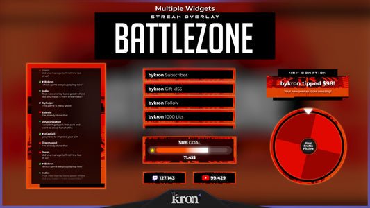 Battlezone Animated Widgets