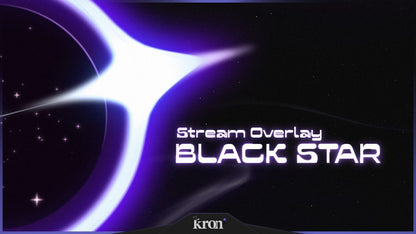 Black Star Stream Overlay