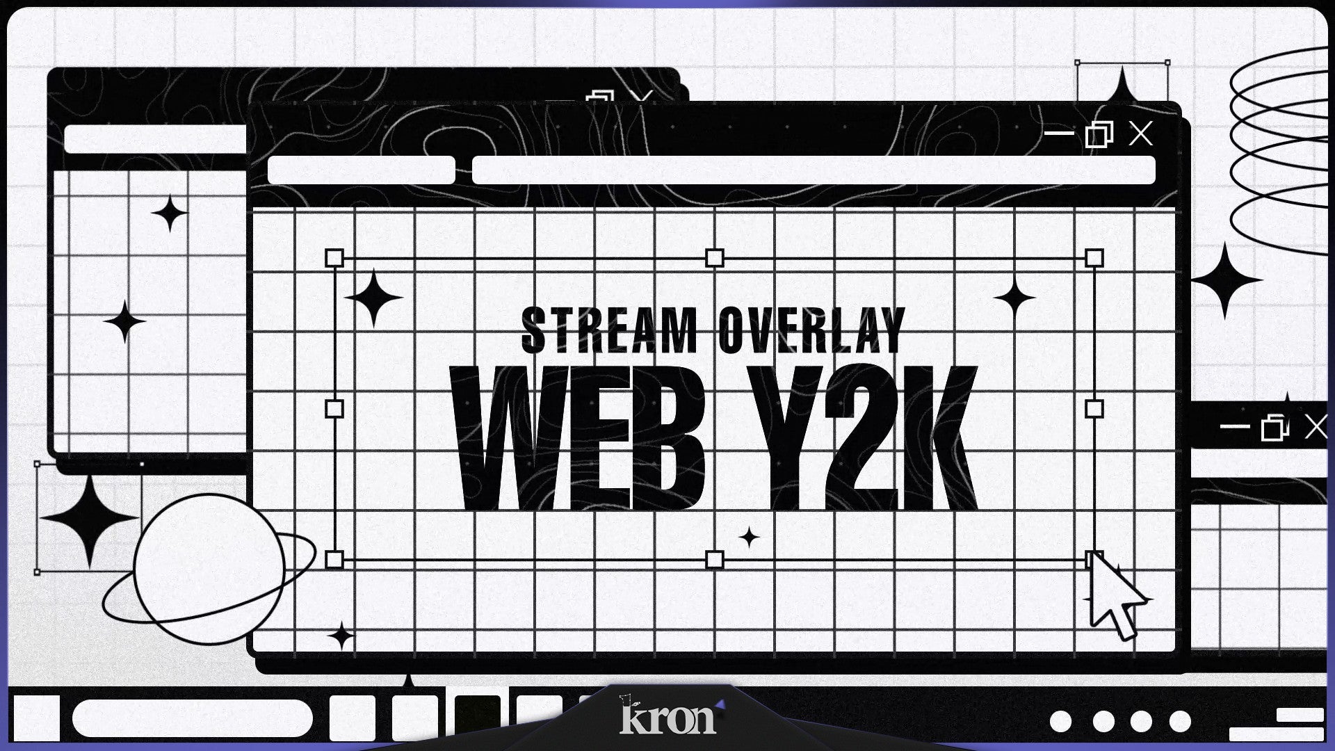 Web Y2K Stream Overlay