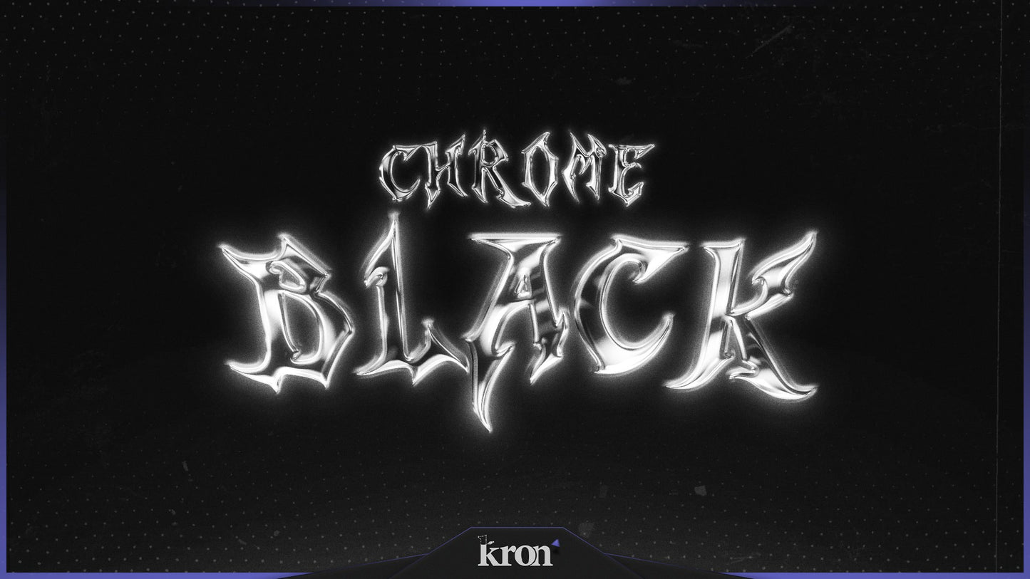 Chrome Black Overlay Animado