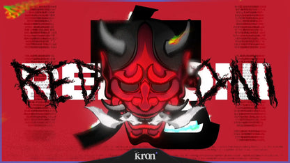 Red Oni Stream Overlay