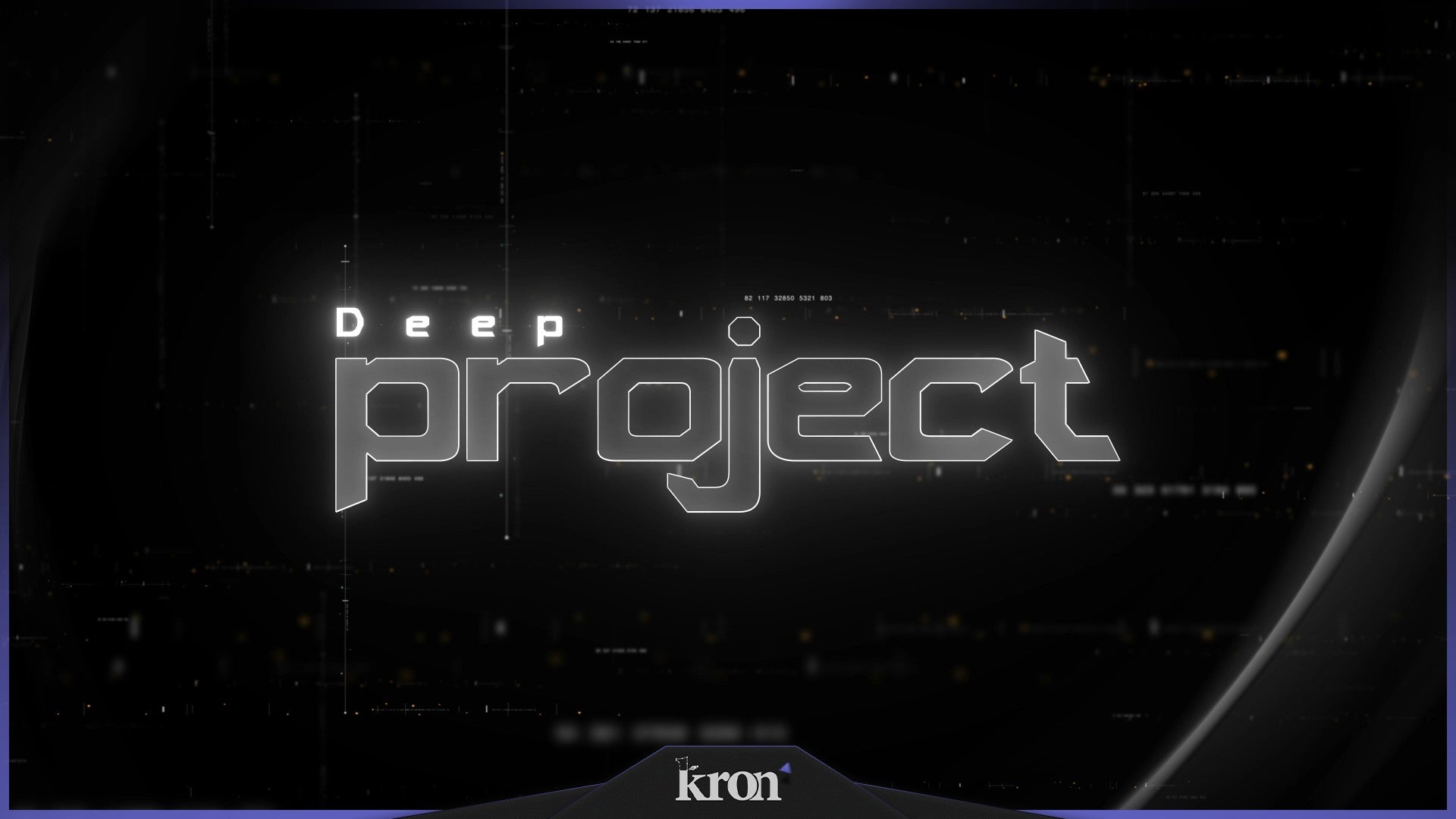 Deep Project Stream Overlay for Twitch - Animated Dark Cyber Digital Lab Futuristic Package with Alerts and Widgets | byKron