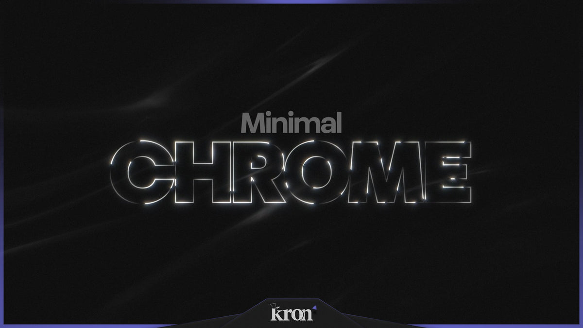 Minimal Chrome Stream Overlay