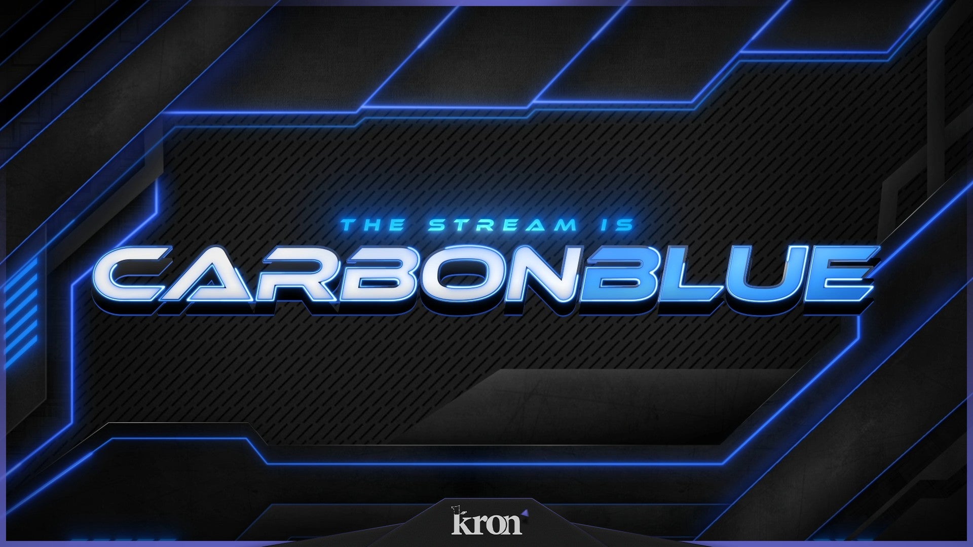 Carbon Blue Stream Overlay