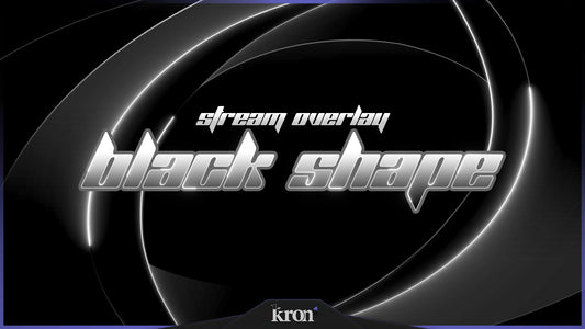 Black Shape Stream Overlay