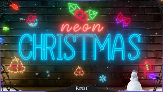 Neon Christmas Overlay Animado