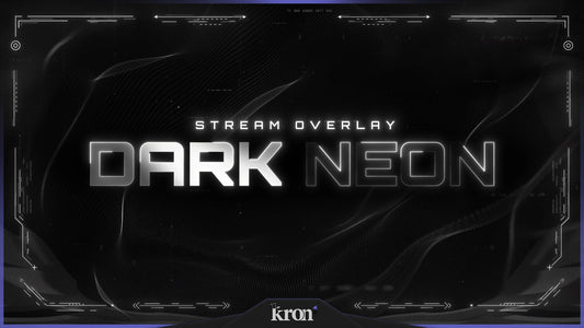 Dark Neon Stream Overlay