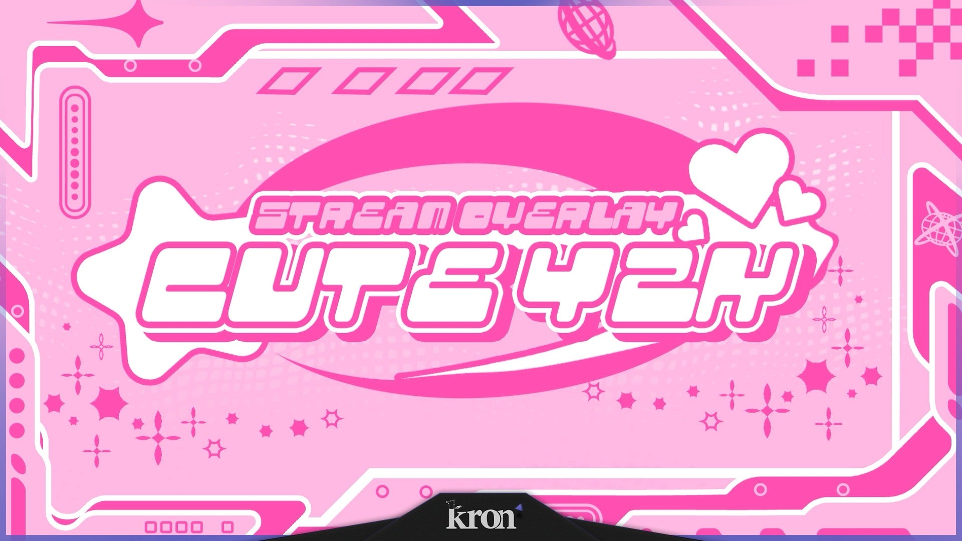 Cute Y2K Stream Overlay
