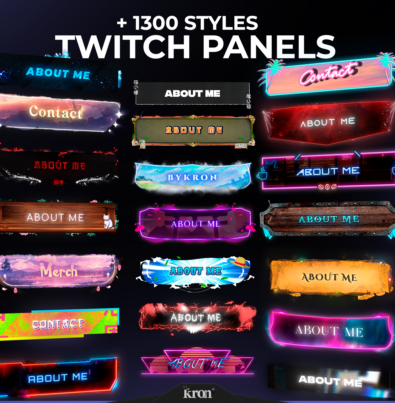 Mega Twitch Panels Bundle