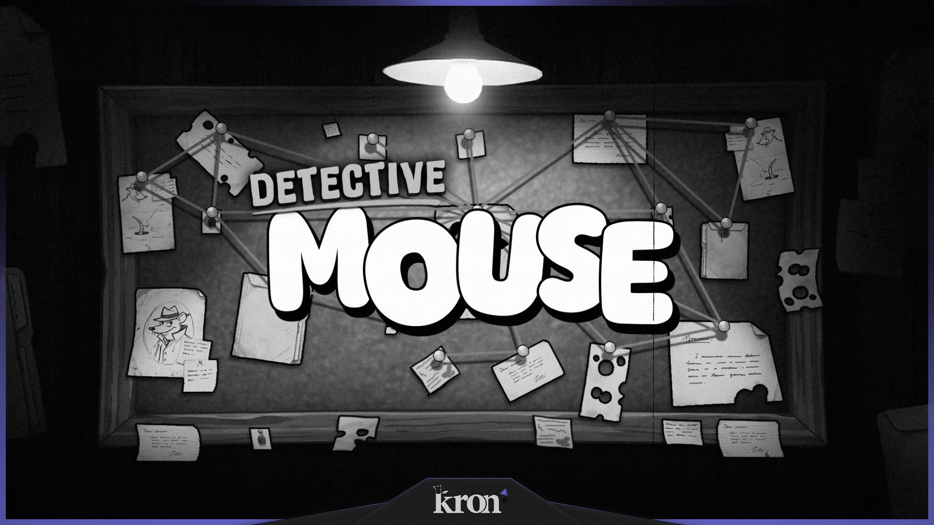 Mouse Detective Stream Overlay for Twitch - Animated Noir Retro Mystery Package with Alerts and Widgets | byKron
