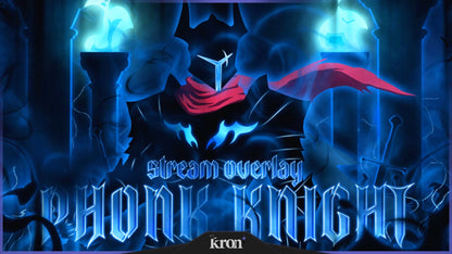 Phonk Knight Stream Overlay