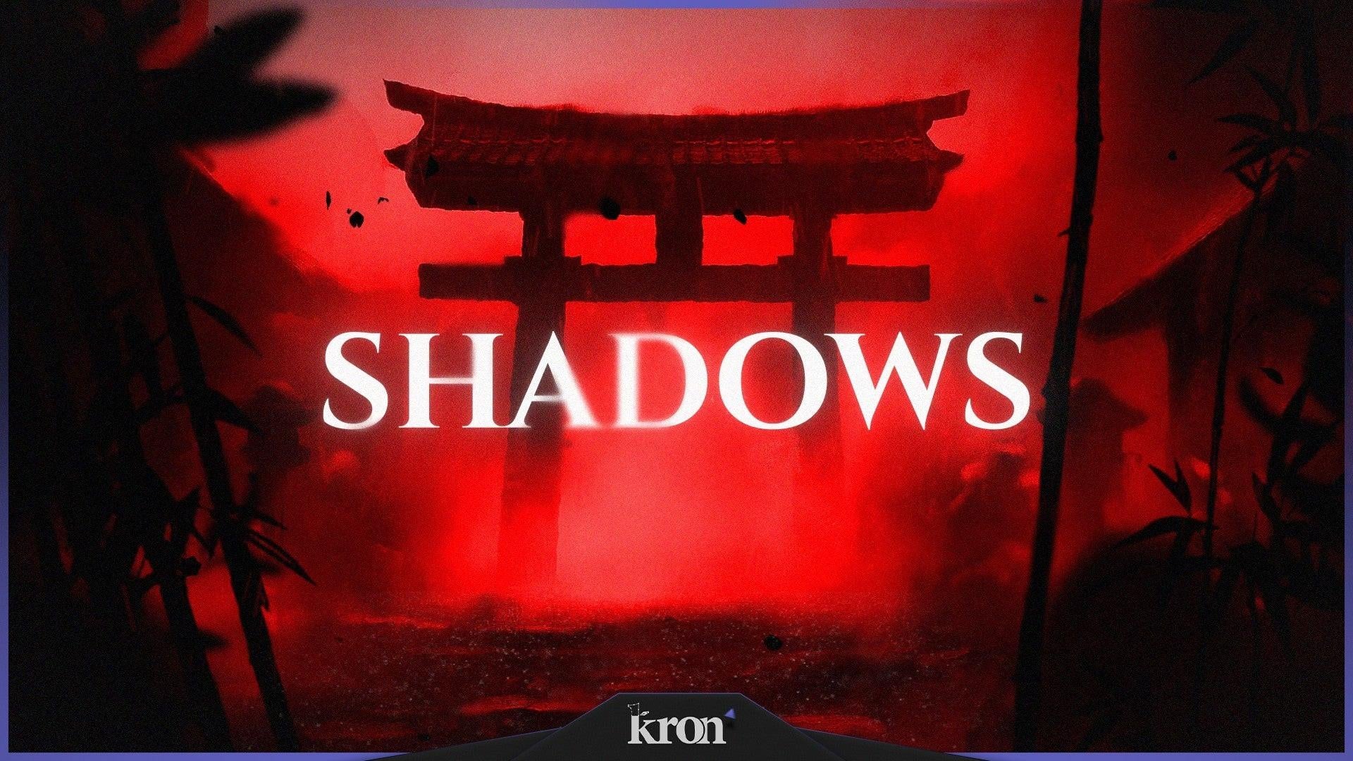 Shadows Stream Overlay for Twitch - Animated Samurai Torii Red Mist Japanese Anime Package with Alerts and Widgets | byKron