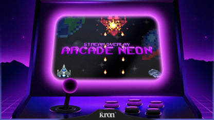Arcade Neon Stream Overlay
