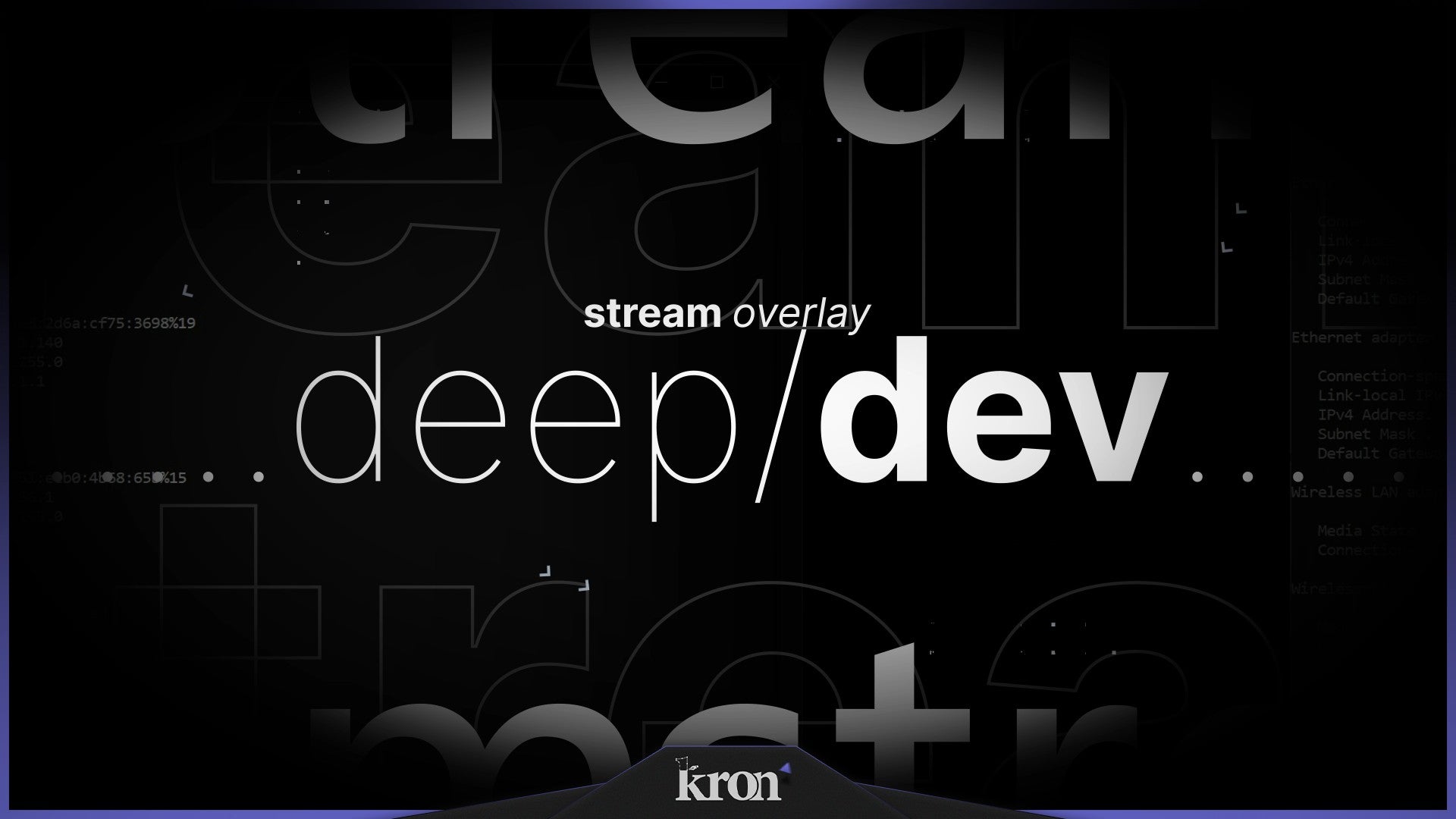 Deep Dev Stream Overlay