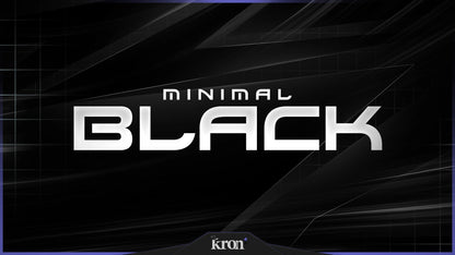 Minimal Black Stream Overlay