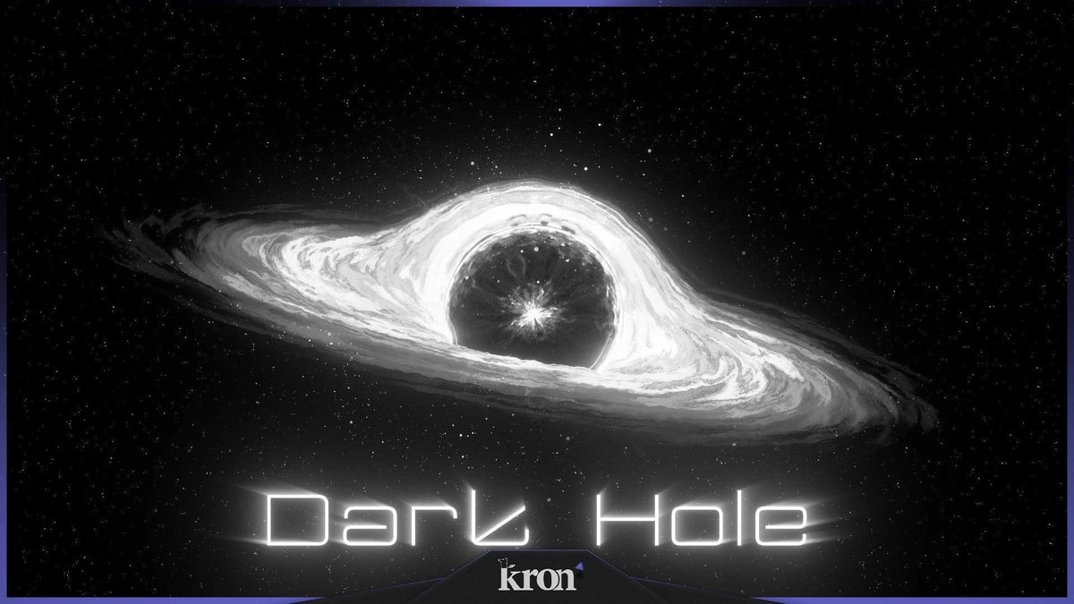 Dark Hole Stream Overlay for Twitch with black holes, galaxies and mysterious cosmic visuals